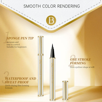 Waterproof Lambskin Eyeliner Pen - Smudge-Proof