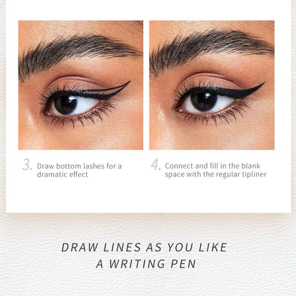 Waterproof Lambskin Eyeliner Pen - Smudge-Proof