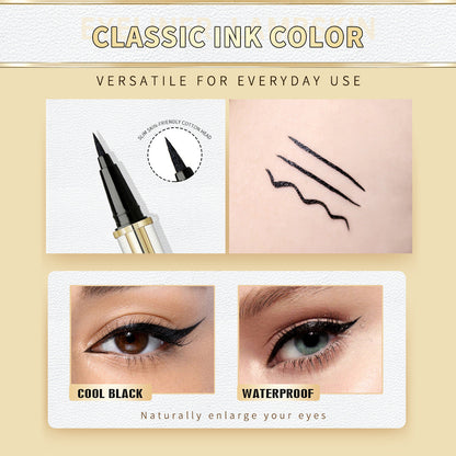Waterproof Lambskin Eyeliner Pen - Smudge-Proof