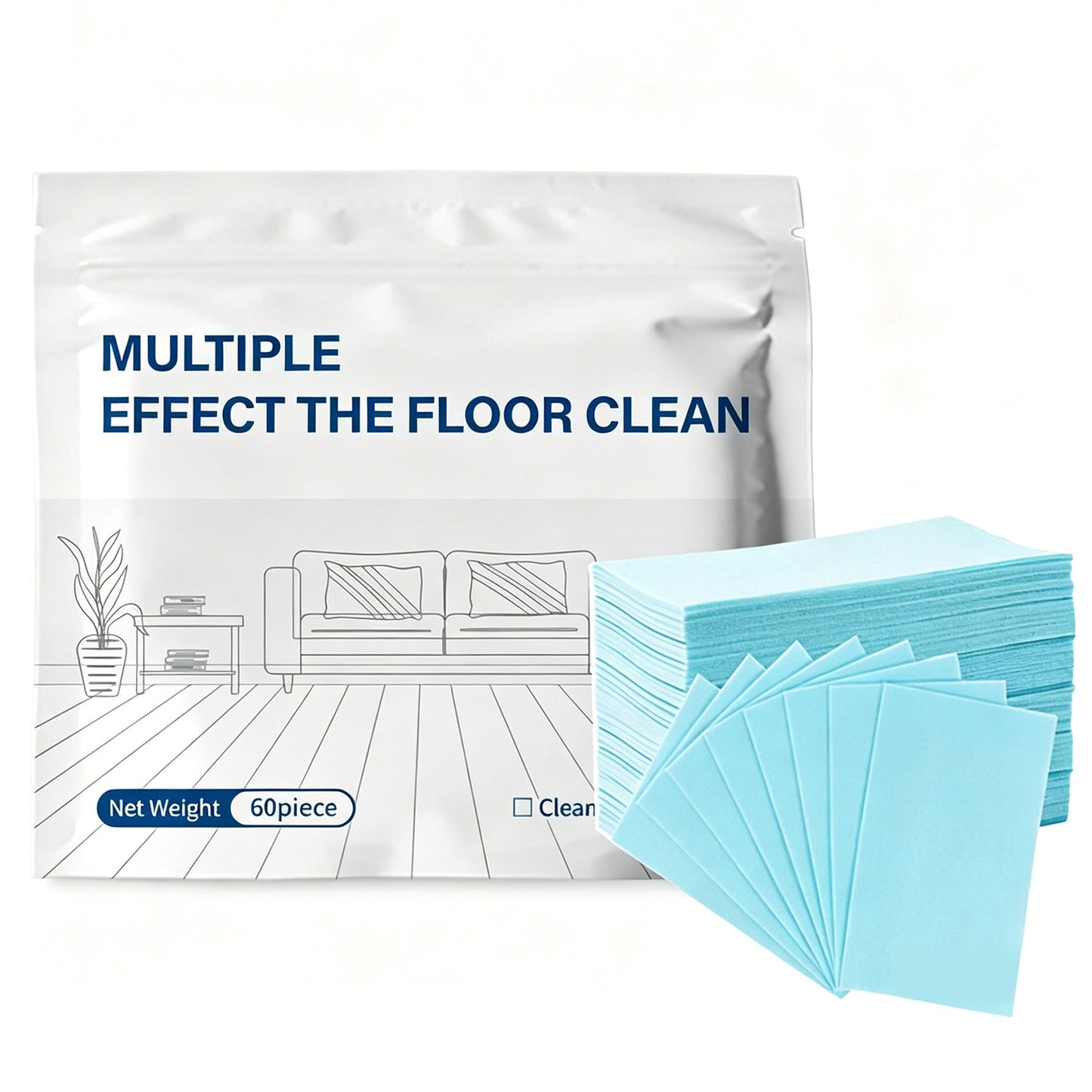 100 Piece Floor Cleaning Tablets Multi-Surface Cleaner