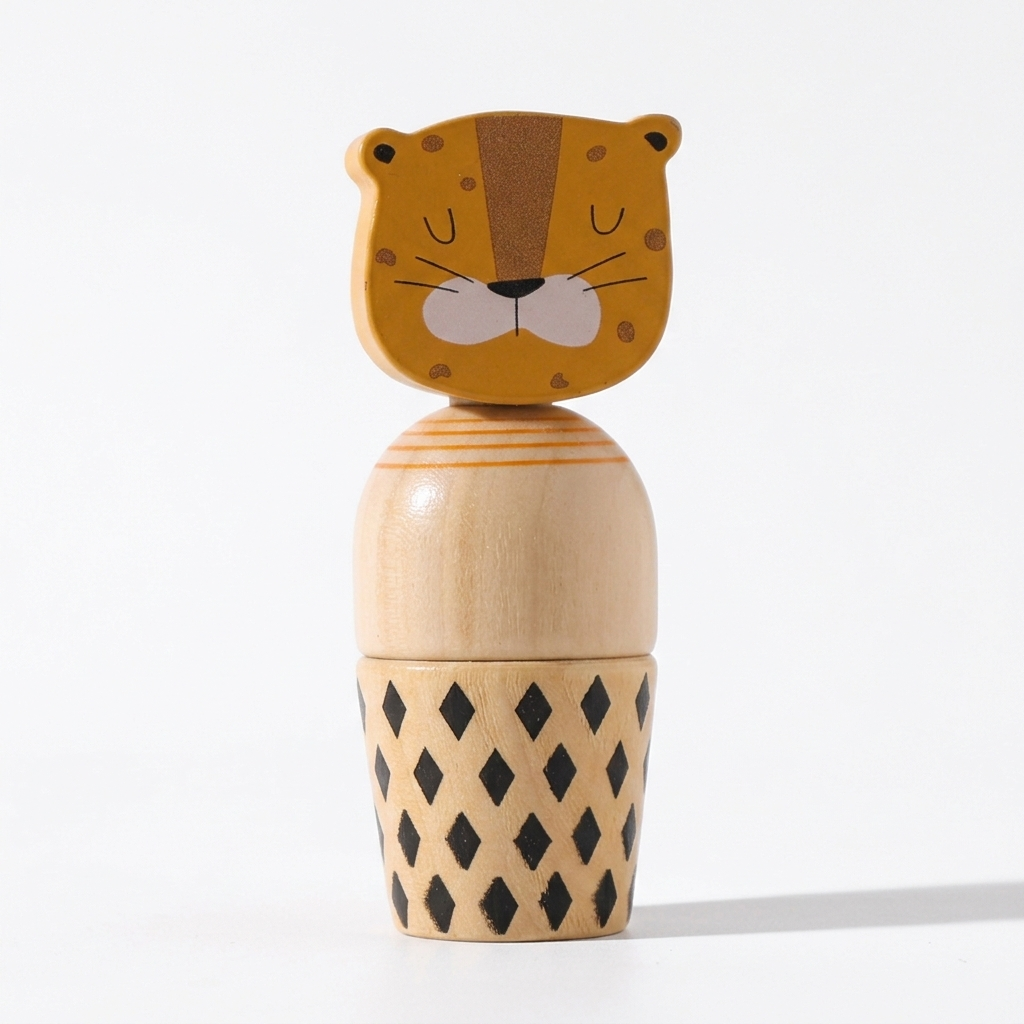 Wooden Animal Twist & Screw Fine Motor Toy