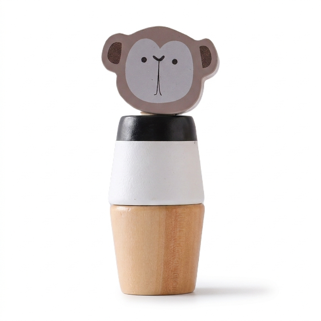 Wooden Animal Twist & Screw Fine Motor Toy