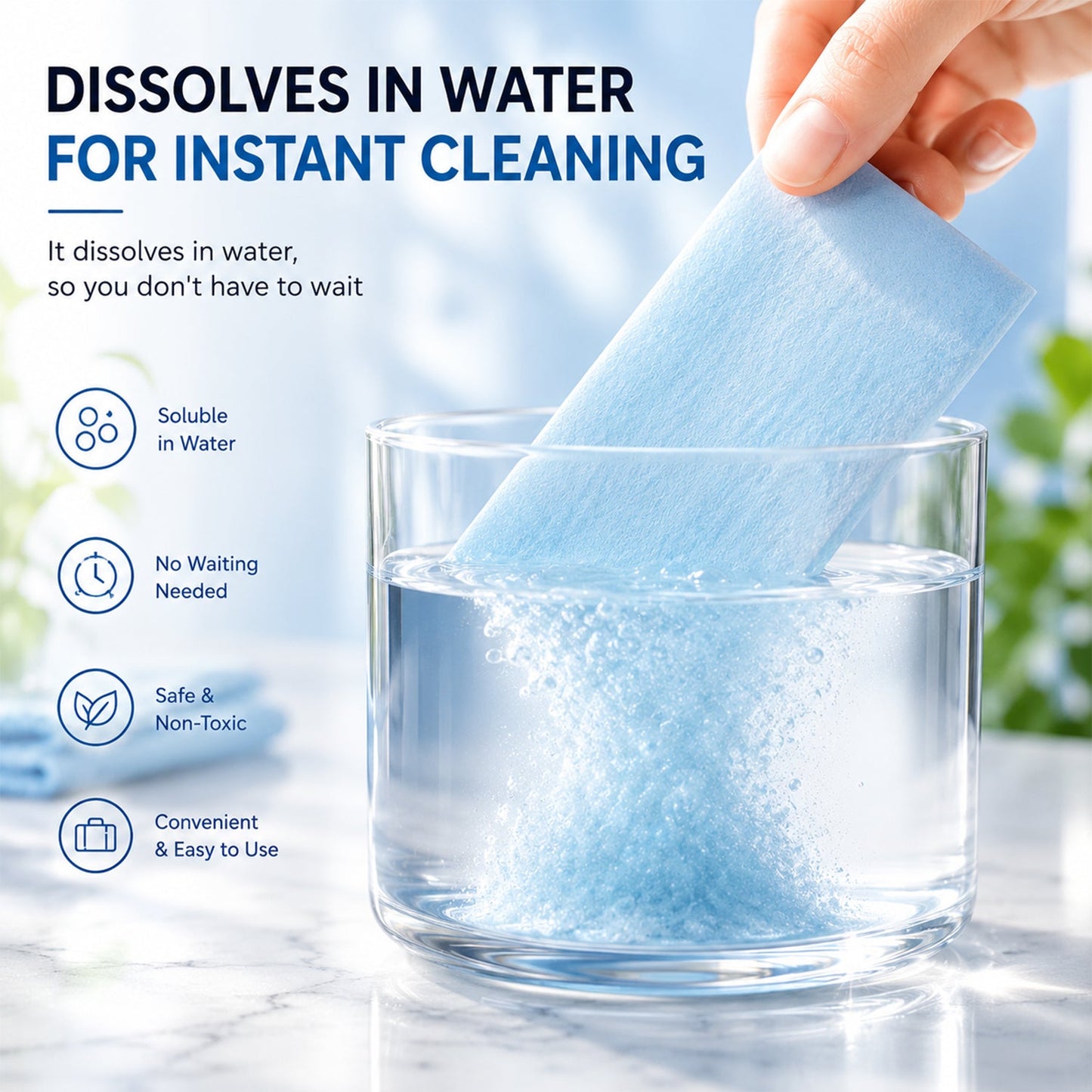 100 Piece Floor Cleaning Tablets Multi-Surface Cleaner