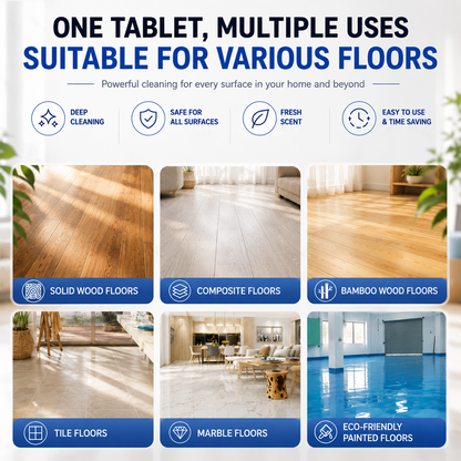100 Piece Floor Cleaning Tablets Multi-Surface Cleaner