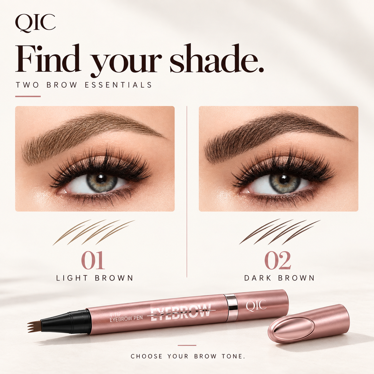 Waterproof Micro-Fork Eyebrow Pencil